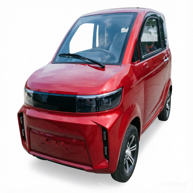 Electric Mini Cars for Adults 3-Door 3-Seat Color Customized Middle Steering Wheel 62V/72V Lithium Battery for Passenger