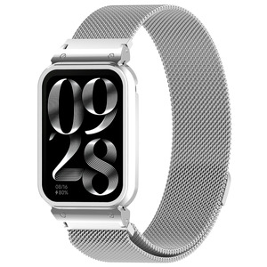 Correa de reloj Milanesa De metal de acero inoxidable para Xiaomi <span class=keywords><strong>Smart</strong></span> <span class=keywords><strong>Band</strong></span> 9 <span class=keywords><strong>Pro</strong></span>, correa de pulsera, cinturón <span class=keywords><strong>Mi</strong></span> <span class=keywords><strong>Band</strong></span> 8 <span class=keywords><strong>Pro</strong></span> con funda - Product Image 3