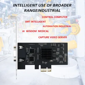 Placa de captura ahd vga para pcie * 1 1080, placa industrial de automação inteligente para controle de computador smt
