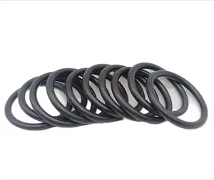 Wire Diameter 2mm Black Oil-resistant Rubber FKM O-ring Seals High Temperature silicon O-ring Seals