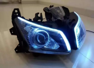 Gruppo Faro Anteriore LED per Moto YAMAHA <span class=keywords><strong>Tmax</strong></span> <span class=keywords><strong>530</strong></span> per Modifica Faro - Product Image 3
