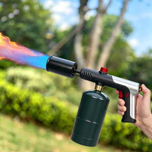 Chalumeau de cuisine au propane avec verrou de sécurité, type pistolet lance-flammes, pour adultes, <span class=keywords><strong>cuisson</strong></span> <span class=keywords><strong>sous</strong></span> <span class=keywords><strong>vide</strong></span>, saisir les steaks, barbecue et grillades - Product Image 3