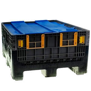 Gấp đóng mở hộp Pallet lớn có thể gập lại nhựa Pallet container số lượng lớn Pallet Hộp nhựa lưu trữ số lượng Lớn Thùng và nắp đậy - Product Image 1