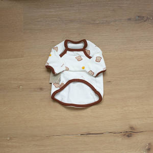 Hot Selling Modern Cute Warm Soft 100% Cotton Dog & Cat <b>Clothing</b> Toast Pattern Eco-Friendly for Winter Spring Autumn - Product Image 5