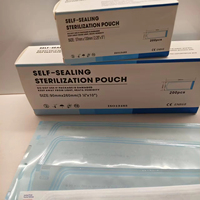 Sachets de stérilisation à vapeur ETO auto-scellants pour autoclave dentaire, 200 pièces/boîte, pour le contrôle des infections cliniques