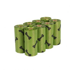 Sacs à crottes pour chiens personnalisés avec logo, sacs à crottes pour chiens biodégradables respectueux de l'environnement, ODM, 270 unités - Product Image 3