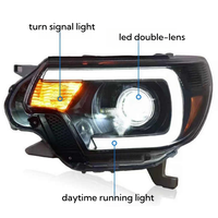 Phares de projecteur LED haute performance pour Tacoma 2012-2015 avec barre lumineuse séquentielle DRL 12V 6000K, pièces automobiles neuves de haute qualité