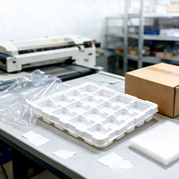 Heavy Duty Industrial Blister Turnover Tray PET PS Factory Direct Plastic Tray Consumer Electronic Assembly Transport Protection