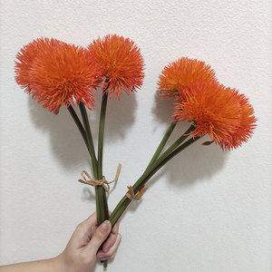 Smart New Artificielle Pissenlits Boule Faux Chrysanthème Pompon Fleurs Soie Fleurs Artificielles Pour Le Mariage Décor À La Maison - Product Image 6