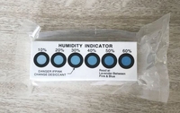 Carte indicatrice d'humidité à changement de couleur bleu-rose 6 points 10%-60% pour ordinateur, emballage PCB écologique, 200 PCS/Boîte