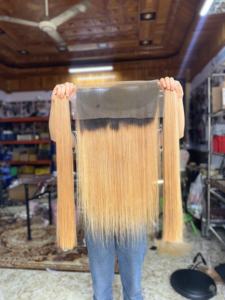 Cheveux humains vierges vietnamiens 100% bruts, extensions de cheveux à double trame vierges pour salon professionnel et vente en gros - Product Image 2