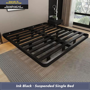 Ý Sang Trọng 1.5M Đôi Sắt Treo Giường Thuận Tiện Xách Tay Mở rộng Kim Loại Khung Có Thể Gập Lại Đầu Thiết Kế Đơn Giản Cho - Product Image 4