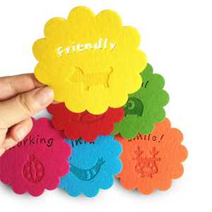 Dessous de verre en feutre multicolore de vente chaude pour tapis et tampons à usage domestique quotidien - Product Image 3