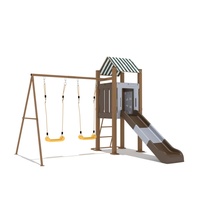 Équipement de terrain de jeu extérieur de haute qualité personnalisé populaire ensemble de balançoire suspendue équipement d'aire de jeu pour enfants pour enfants