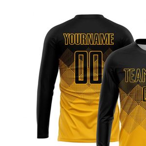 Breathable Lightweight <b>Long</b> Sleeve Soccer Jersey Gradient Football Shirt Performance Sportswear for Team Training League <b>Matches</b> - Product Image 3
