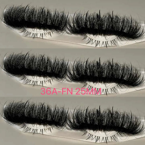 New Phong Cách Bất Chồn Lash 16Mm Để 25Mm Gai Lông Mi Nhà Cung Cấp Hot Bán Dải Lông Mi Trông Giống Như Lông Mi Mở Rộng - Product Image 3