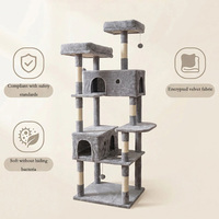 Condo pour chat en sisal gris à poils courts, vente en gros du fabricant