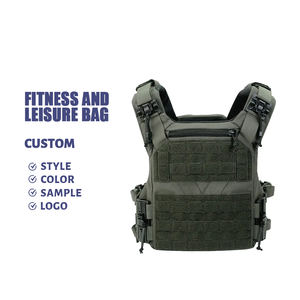 سترة تكتيكية مخصصة بشعار حسب الطلب من المصنع، مقاومة للماء، بسحاب وإغلاق سريع، معدات تدريب احترافية - Product Image 1