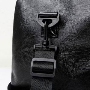 Sac de voyage et de sport en cuir PU imperméable grand format pour l'extérieur, personnalisable avec logo, sac de week-end en PU - Product Image 4