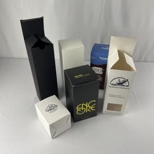 Emballage en carton Boîte de parfum cadeau Boîte d'emballage en papier d'huile essentielle à fond automatique Boîtes de papier d'expédition au détail Conception de logo - Product Image 2