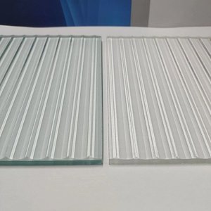 Vách Ngăn Trang Trí Phòng Tắm Vách Ngăn Cửa Sổ Kính Cường Lực Nhiều Lớp Họa Tiết Có Rãnh Chữ Thập Trong Suốt - Product Image 4