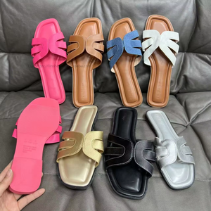 Nouvelles sandales plates décontractées pour femmes, style français, ajourées, pour l'été, pour le commerce extérieur, type tongs eBay - Product Image 2