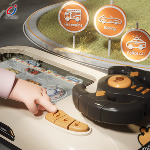 Chengji vô lăng Bảng điều khiển trò chơi giáo dục sớm trò chơi thú vị máy mô phỏng bàn lái xe vô lăng trò chơi đồ chơi - Product Image 3