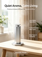 Diffuseur d'arômes intelligent, moderne, élégant et portable, 100 ml, sans eau, bouton tactile, machine à parfum, décoration pour hôtel et maison