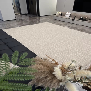 Thảm trải sàn len pha cao cấp phong cách Bắc Âu tối giản, xuất xứ New Zealand, kích thước đặt làm, dễ vệ sinh, có sẵn, thích hợp cho phòng khách, phòng khách sạn - Product Image 4