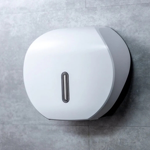 Distributeur de papier hygiénique géant en plastique OEM unité murale pour toilettes publiques utilisation dans des installations commerciales grande capacité de rouleau - Product Image 2