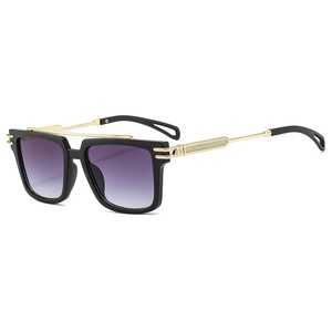 <span class=keywords><strong>Lunettes</strong></span> de soleil de haute qualité, nouvelle mode, luxe, métal, style punk rétro, <span class=keywords><strong>tendance</strong></span>, pour hommes, <span class=keywords><strong>2022</strong></span> - Product Image 1