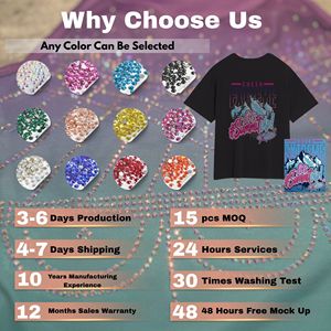 Bán Buôn Hotfix Thạch Flatback May Trên Pha Lê Rhinestone Chuyển Swarovski Rhinestone Tấm Cho Tự Làm Quần Áo Giày Túi - Product Image 6