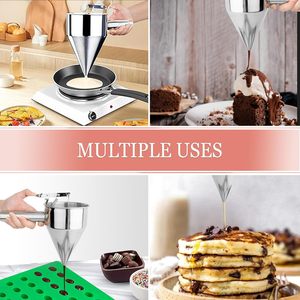 Dispensador de Masa para Panqueques de Acero Inoxidable, Profesional, Duradero, Confiable, de Calidad Premium, para Restaurantes, Hoteles y Servicios de Catering - Product Image 5