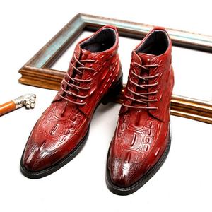 S0068X Nouvelles Chaussures Oxford Formelles pour Hommes en Cuir Véritable, Style Camouflage, à Enfiler, Légères, pour Mariage et Cérémonie d'Automne - Product Image 4