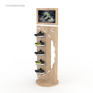 Exhibidores de Madera de 2 Caras para Zapatos Deportivos para Tiendas Minoristas - Product Image 2
