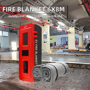 Ev Branddeken Tot 1600 ° C 8M X 6M Elektrische Auto Branddeken Ev Batterij Branddeken - Product Image 3
