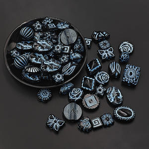 Retro <b>Acrylic</b> Loose <b>Beads</b> Diy Mixed Models Loose Beading CostumeJewelry Beading Accessories - Product Image 2