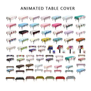 Wholesale Aluminum Film Mylar Tablecloth Colorful Foil Disposable Table Covers Wedding Decoration