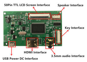 7 Inch At070tn90 92 Hd-Compatibel Scherm Lcd-Scherm Driver Board Monitor Voor Raspberry Pi B + <span class=keywords><strong>2</strong></span> 3 Banaan/Oranje Pi Computer - Product Image 6