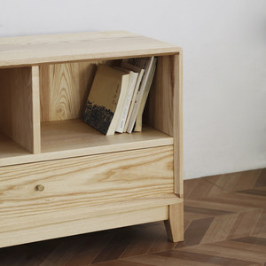 Nordic Solid Wood <b>Sideboard</b> Japanese Style Simple Design Living Room Storage Cabinet for Small Apartments Made in Chongqing - Product Image 3