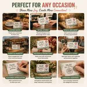 Tarjetas Promocionales Rasca y Gana Personalizadas, Impresión de Datos Variables de Alta Calidad, Tarjetas de Regalo para Agradecimiento - Product Image 5