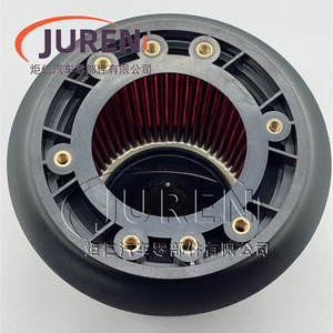 Filtro de Aire Universal Juren Rojo de 76mm, Tubo de Aluminio de Alto Flujo, Forma de Hongo, para Automóvil - Product Image 4