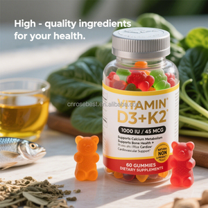Integratore Alimentare in Gommose di Vitamina D3 K2, Produzione OEM e Etichetta Privata, Formula Personalizzata, Produttore Cinese Rosebest - Product Image 3