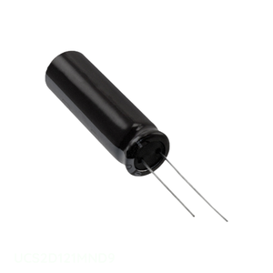 ตัวแทนจำหน่ายอย่างเป็นทางการ คาปาซิเตอร์แบบ RADIAL 120 ยูเอฟ 20% 200V รุ่น UCS2D121MND9 แบบ Through Hole - Product Image 1