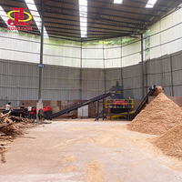 Broyeur de bois lourd, machine à broyer les palettes en bois à double arbre, machine de recyclage du bois