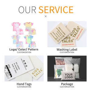 Delle ragazze dei vestiti <span class=keywords><strong>2</strong></span> pezzi di estate delle ragazze boutique tie dye dei capretti delle ragazze pigiami pantaloncini set commercio all'ingrosso - Product Image 2