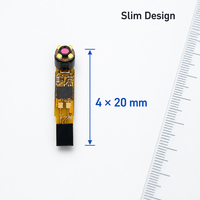 Mini caméra endoscopique 0,3 MP avec capteur CMOS VGA, 4 lumières LED, interface USB 2.0, résistante à l'humidité élevée pour Windows et Android, personnalisable