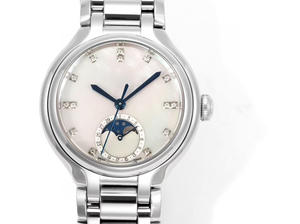 Montre mécanique automatique multifonctionnelle élégante de qualité supérieure, design sportif, 34 mm, cristal saphir, fonction phase de lune - Product Image 3