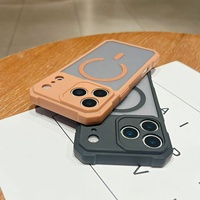 Funda Magnética de Lujo con Acabado Esmerilado para iPhone 17 Air 18 17 16 Pro Max, Carga Inalámbrica, Protección Contra Impactos