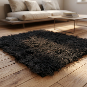 Natural 100% Wool Flokati Rugs Handmade Shaggy Carpet for Living Room Bedroom Soft Plush Area Rug Eco-Friendly Floor Mat - Product Image 3